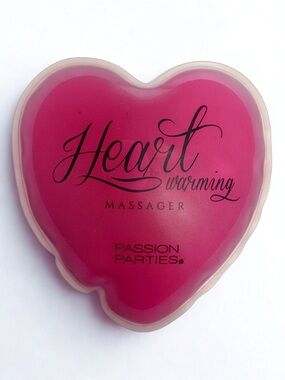 Reusable Passion Parties Heart Warming Massager - Pink